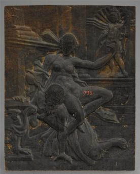 Plaquette : Aristote et Phyllis (ou le Lai d'Aristote), image 2/2