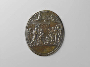 Plaquette : l'Adoration des bergers