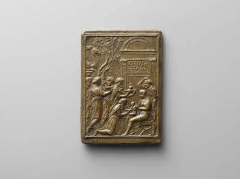 Plaquette : l'Adoration des mages / la présentation au Temple