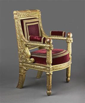 Fauteuil du sacre de Charles X