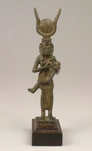 figurine d'Isis allaitant