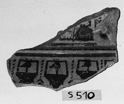 cratère ; fragment