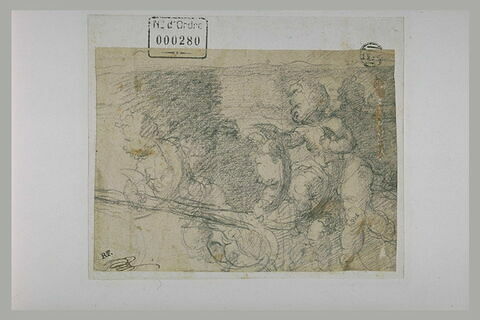 Putti jouant autour d'une ancre, image 2/2