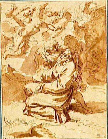 Saint François secouru par les anges