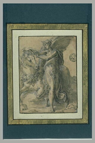 Philyra et Saturne sous la forme d'un cheval ailé, image 2/2