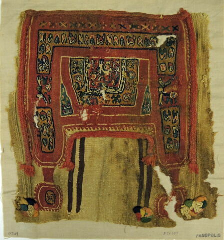 plastron de tunique ; fragment, image 2/2