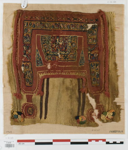 plastron de tunique ; fragment