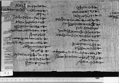 papyrus littéraire ; papyrus documentaire, image 3/4