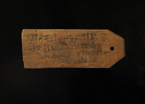 étiquette de momie en palette ; étiquette de momie biface, image 3/4