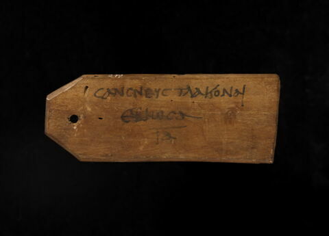étiquette de momie en palette ; étiquette de momie biface, image 4/4