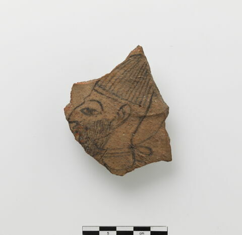 ostracon figuré ;