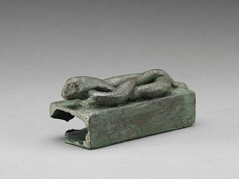 figurine ; sarcophage de serpent