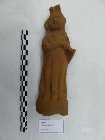 figurine d'Harpocrate au pot ; figurine d'Harpocrate phallique