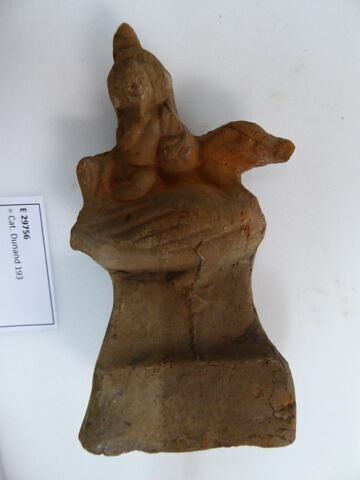 figurine d'Harpocrate au pot ; figurine d'Harpocrate à l'oie