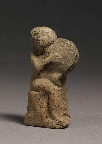 figurine d'Harpocrate au tambourin ; figurine d'Harpocrate phallique