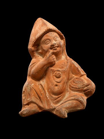 figurine d'Harpocrate au pot