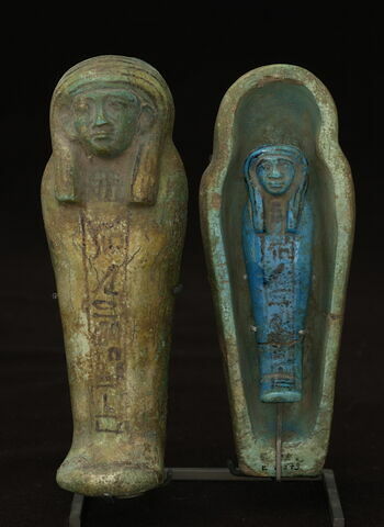 serviteur funéraire momiforme ; sarcophage à serviteur funéraire, image 6/6