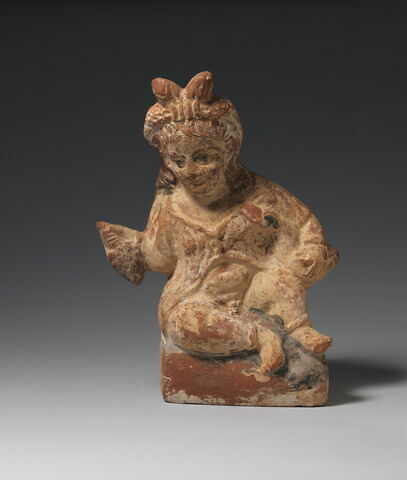 figurine d'Harpocrate à l'oie