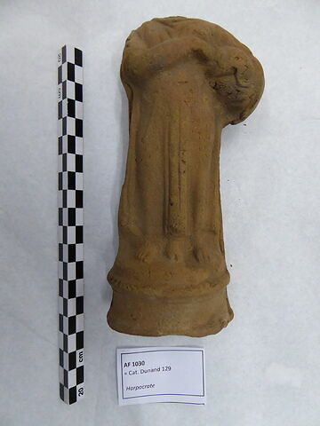 figurine d'Harpocrate au pot ; figurine d'Harpocrate phallique