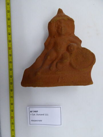 figurine d'Harpocrate au pot ; figurine d'Harpocrate phallique