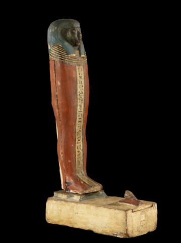 figurine d'oiseau akhem ; statue de Ptah-Sokar-Osiris