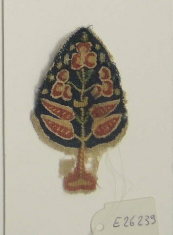 décor de textile ; fragment, image 2/2