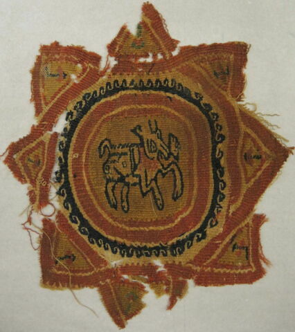 décor de textile ; fragment, image 2/2