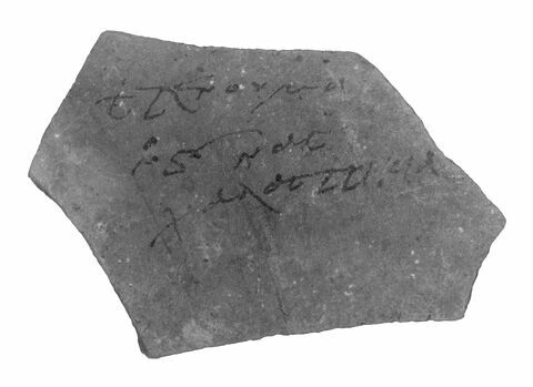 ostracon ; fragment