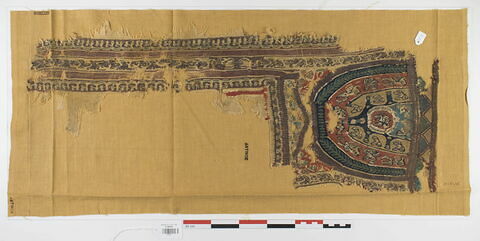 plastron de tunique ; clavus ; fragment