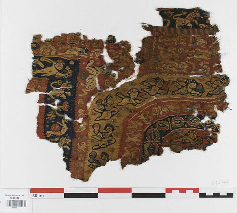 décor de textile ; fragments