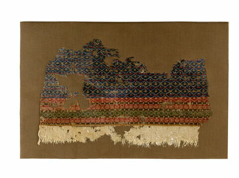 housse de coussin ou de matelas ; fragment, image 3/4