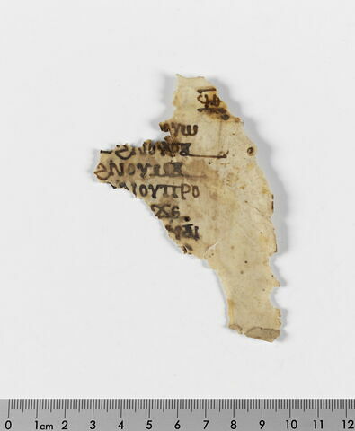 feuillet de codex ; fragment