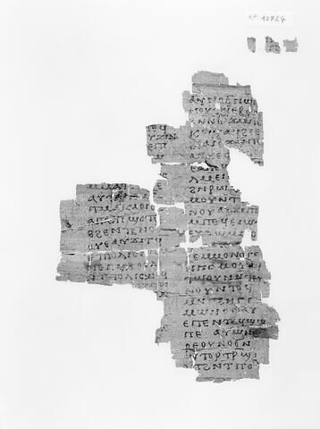 papyrus littéraire ; feuillet de codex ; fragments, image 5/6