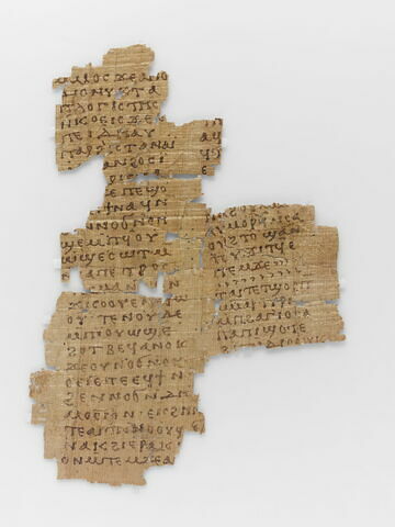 papyrus littéraire ; feuillet de codex ; fragments