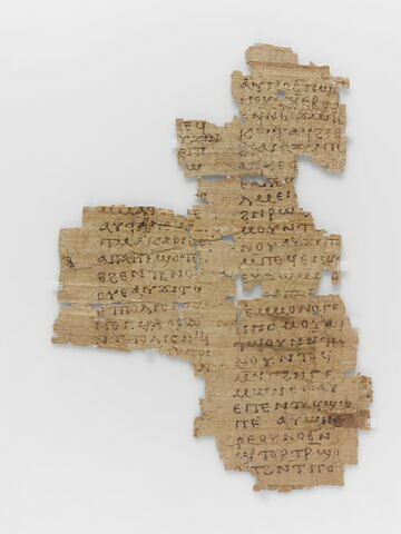 papyrus littéraire ; feuillet de codex ; fragments, image 2/6