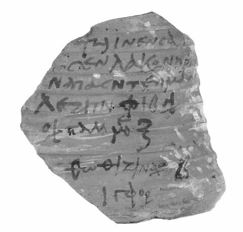 ostracon ; fragment