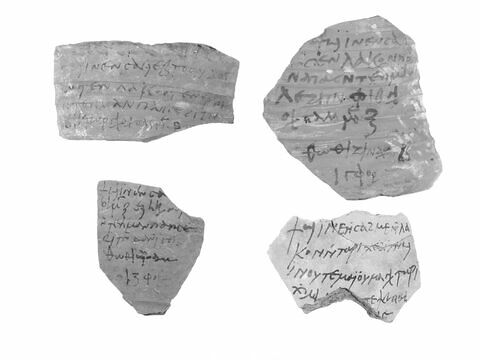 ostracon ; fragment, image 3/4