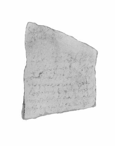 ostracon ; fragment