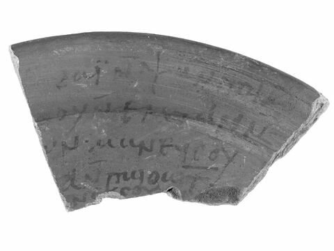 ostracon ; fragment