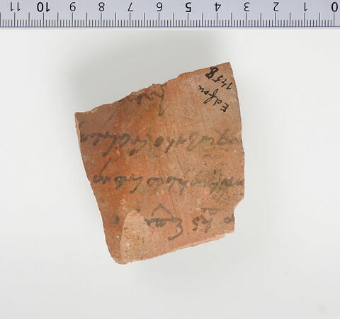 ostracon ; fragment