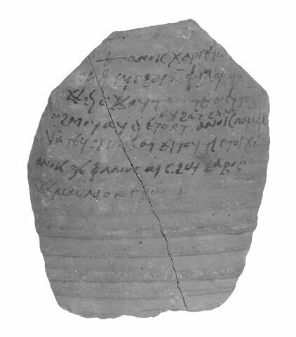 ostracon ; deux fragments recollés, image 4/4