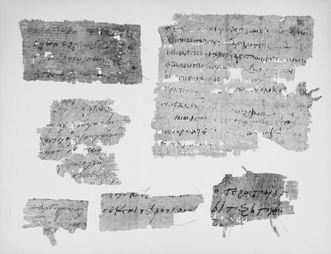 papyrus documentaire ; fragment