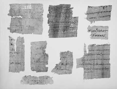 papyrus documentaire ; fragment