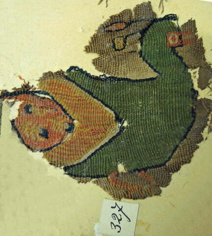 décor de textile ; fragment, image 2/2