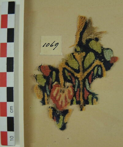 décor de textile ; fragment, image 2/2