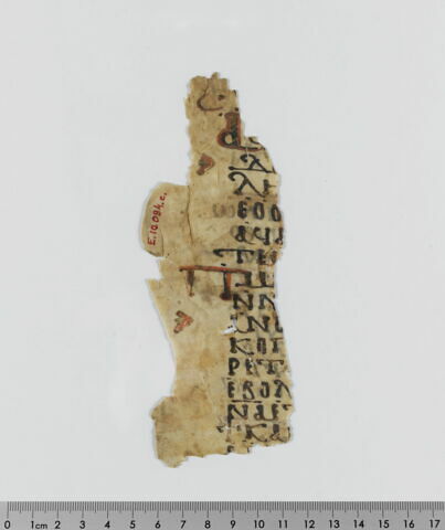 feuillet de codex ; fragment