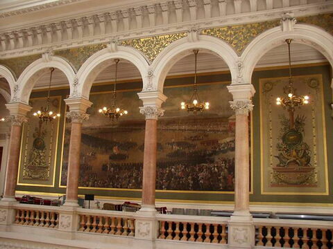 Fédération des Gardes nationales et de l'armée au Champ-de-Mars, à Paris, le 14 juillet 1790.