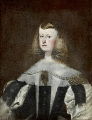 Portrait de l'Infante Marguerite en buste (anciennement Marie-Anne d'Autriche)