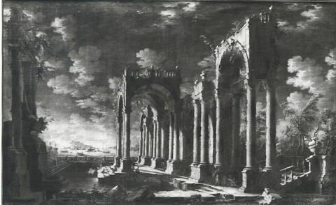 Vue imaginaire avec ruines, image 2/2