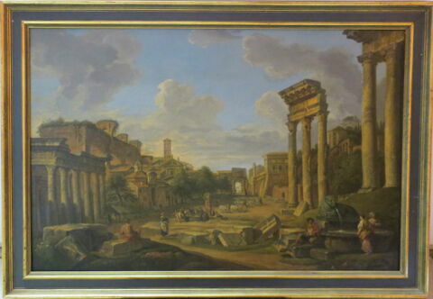 Vue du Forum à Rome